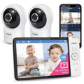 VTech RM7764-2HD Smart WiFi Baby Monitor with 2 Cameras, 1080p HD Video, 360° Pan & Tilt, 10x Zoom, 7' HD Parent Unit, Night Vision, Soothing Sounds, 2-Way Talk, Temperature & Motion Detection