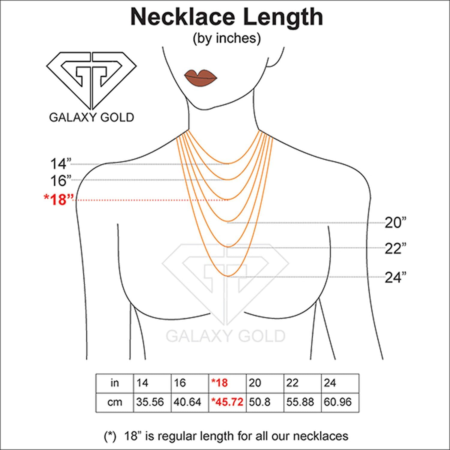 Galaxy Gold 14K Solid Gold Natural Garnet Pendant Necklace for Women - Rose Gold Fine Jewelry