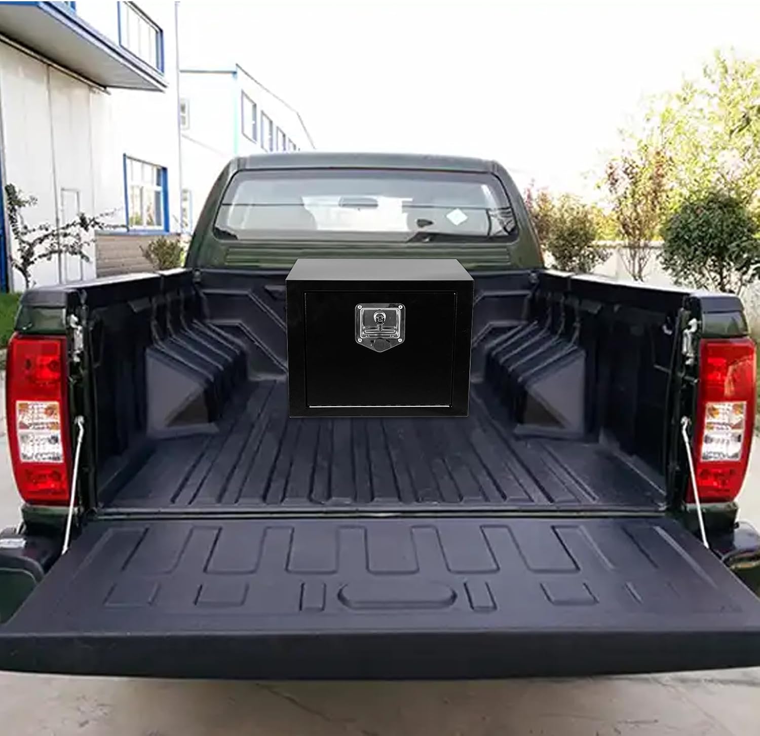 18'x 12'x 14' Steel Underbody Truck Tool Box with T-Handle Lock Latch, 18 Inch Heavy Duty Steel Under Body Toolbox for Pick Up Truck RV, Under Mount Tool Box