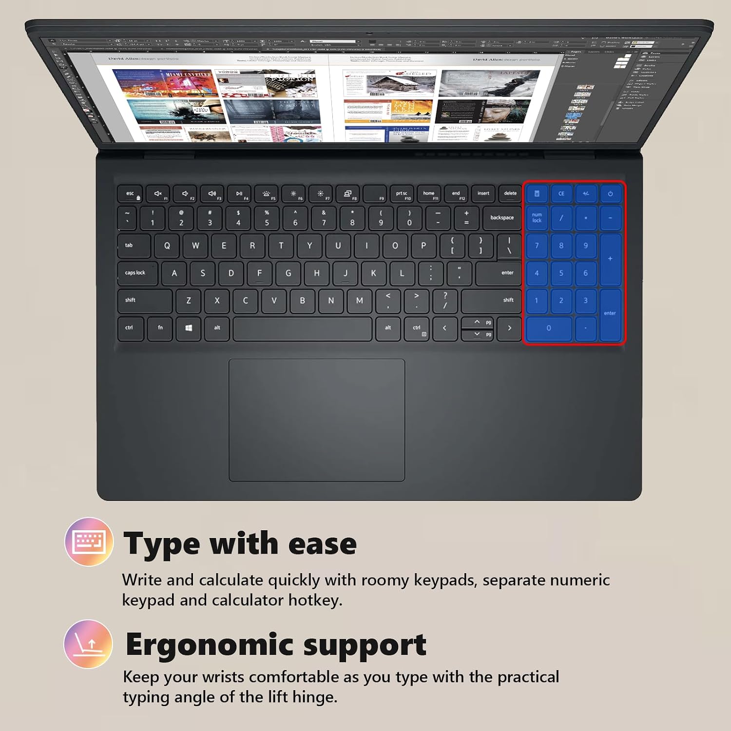 Dell 2025 15.6'' FHD Touchscreen Laptop Computer - 13th Gen Intel 10-Core i7-1355U Processor, 32GB RAM, 1TB SSD, Numeric Keypad, HDMI, Wi-Fi 6,Win11 Pro for Business & Students