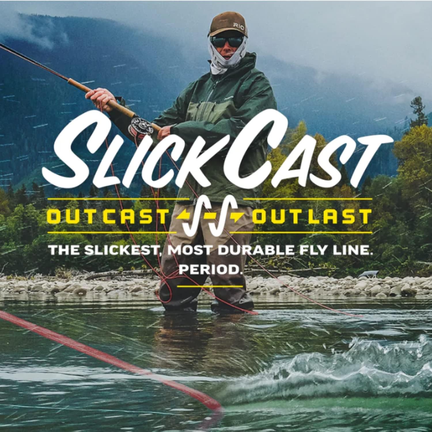 RIO Products Elite Salmon/Steelhead Fly Line, Front Taper for Single Handed Roll and Spey Casting, Slick Coating