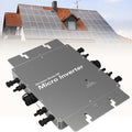 NYMFEA WVC-2000W Solar Grid Tie Micro Inverter,WiFi Control Automatic Identification,Sine Wave Inverter Solar Photovoltaic Power Generation System Micro-Inverter