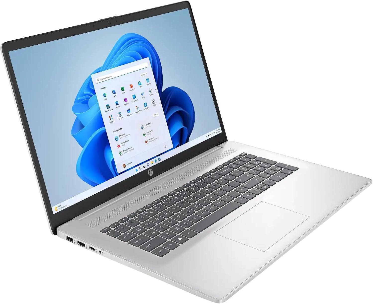 HP 17t FHD Laptop Computer, 17.3' FHD Anti-Glare Display, Intel 10-Core i5-1334U, Backlit Keyboard, Window 11 Pro Laptop for Business & Students, Wi-Fi 6 + Bluetooth 5.4, 32GB RAM + 1TB SSD