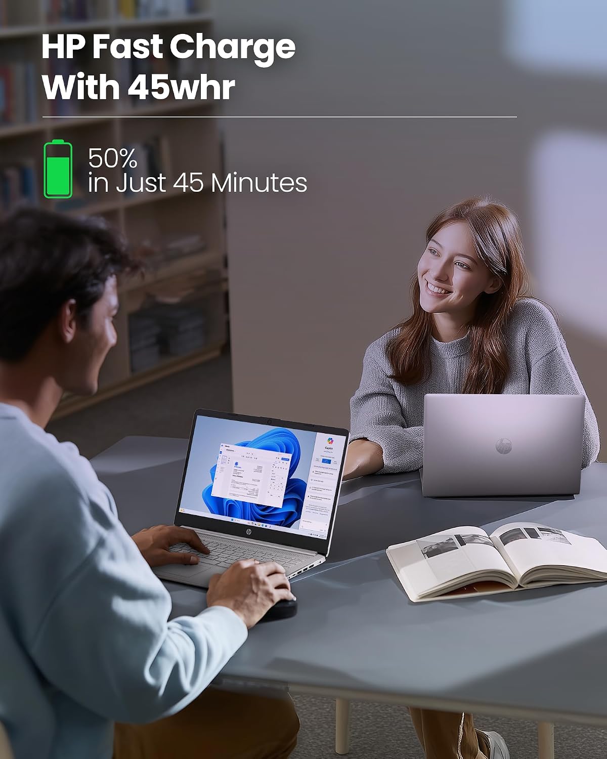 HP 2025 14 Inch Ultra Light Student Laptop, 16GB RAM, Intel N150(Beats N4120), 384GB Storage(128GB UFS+256GB MSD),1 Year Microsoft 365, Wins 11 Pro, Copilot Key, Patented KB Kit, Willow Green