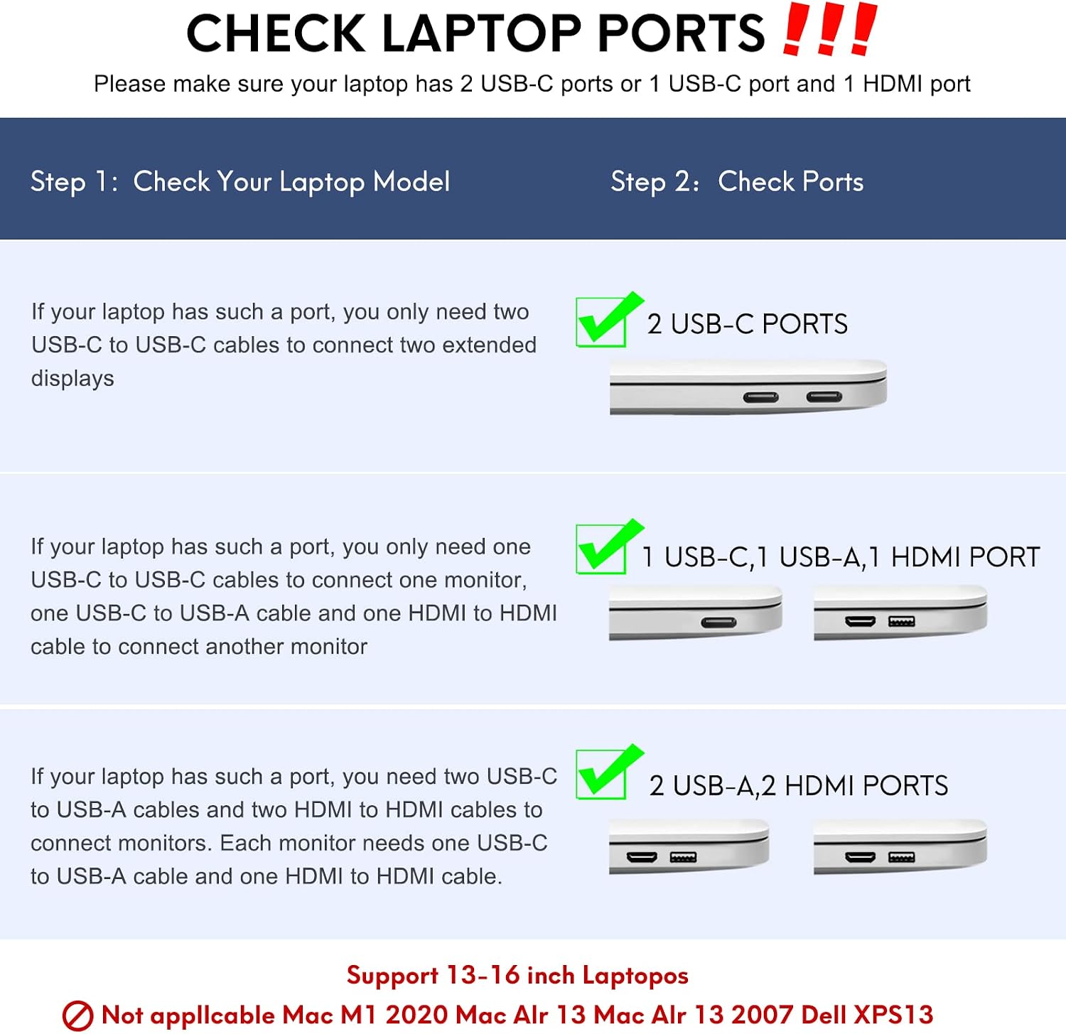 P2 Triple Portable Monitor for Laptop Screen Extender 12 Inch Dual Monitors Extender FHD 1080P IPS Display Type-C/HDMI/USB-A/Speakers for 13-16 Inch Notebook Computer Windows Mac Phone