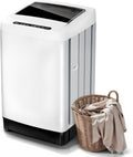 1.5 Cu. Ft. Portable Washing Machine, Full-Automatic Capacity Washing Machine with 8 Programs 10 Water Levels & Drain Pump, Portable Washer for Apartment, Home, Dorms, RV