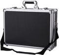 Portable Tool Box Tool Box Portable Storage Tool Box Aluminum Tool Storage Box Safe with Removable Compartment, Black Small Parts Box (Color : Brass)