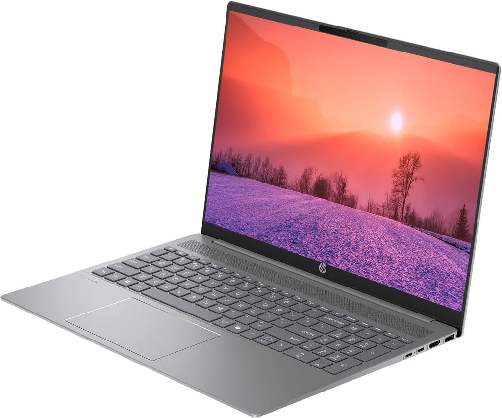 HP Pavilion Lightweight 16' 2K Laptop, Ryzen 7 8840U Processor Up to 5.1GHz, 8GB LPDDR5, 512GB SSD, Backlit Keyboard, Windows 11 Home OS, Star Gray, Renewed