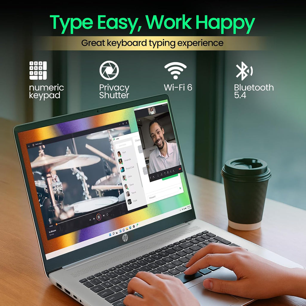 HP Flagship 17.3 Laptop Computer for Work & Home - AMD Ryzen 5 7430U (6-Core), AMD Radeon Graphics, FHD Anti-Glare IPS, Wi-Fi6 & BT 5.4, Fast Charge, Win 11 Pro, w/Accessory Kit, 16GB RAM, 512GB SSD