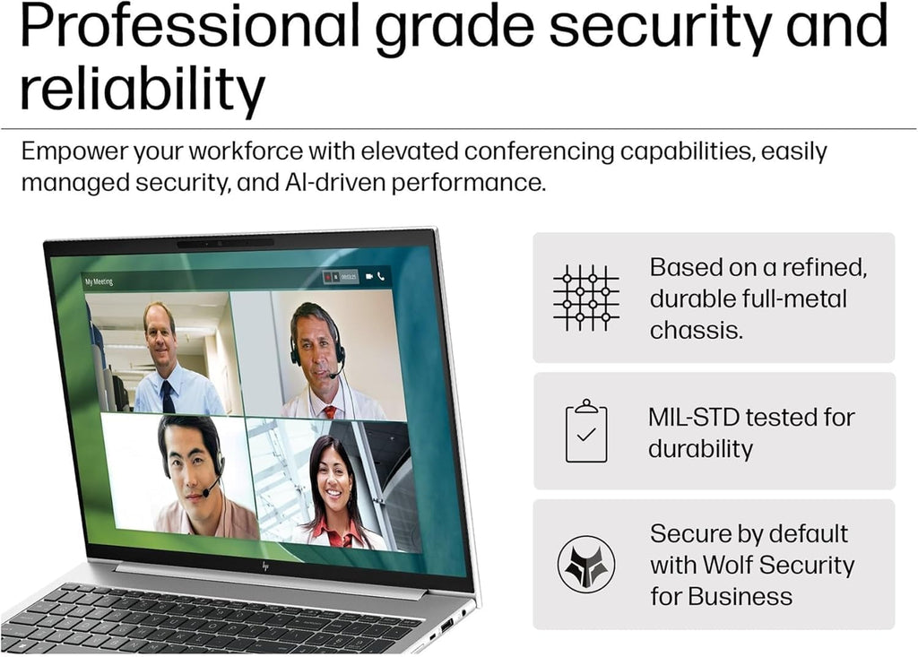 HP EliteBook 860 G11 Business AI PC Laptop (16' FHD+ Anti-Glare, Intel 12-Core Ultra 5 125U (> i7-1355U), 32GB DDR5 RAM, 1TB SSD) Backlit, Fingerprint, 5MP IR Webcam, 2x Thunderbolt 4, Win 11 Pro
