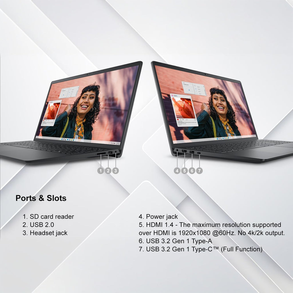 Dell Inspiron 15.6' FHD Touchscreen Laptop | Intel Core i5-1334U CPU | 12GB RAM | 768GB Storage (256GB PCIe SSD + 512GB External) | Long Battery Life | Win 11 with Office 365 for The Web | w/o Mouse