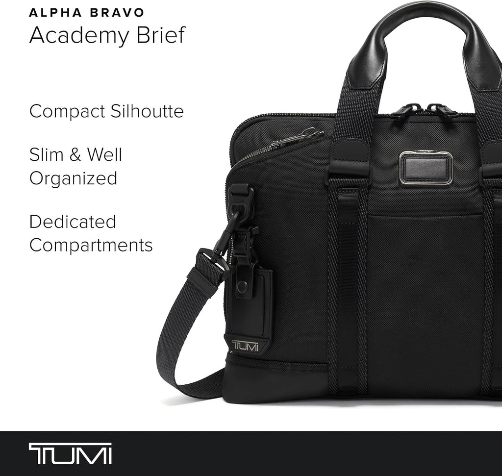 TUMI - Alpha Bravo Academy Brief - Compact Laptop Briefcase - Travel Laptop Bag - 11.8' X 15.5' X 2.0' - For 15' Laptop