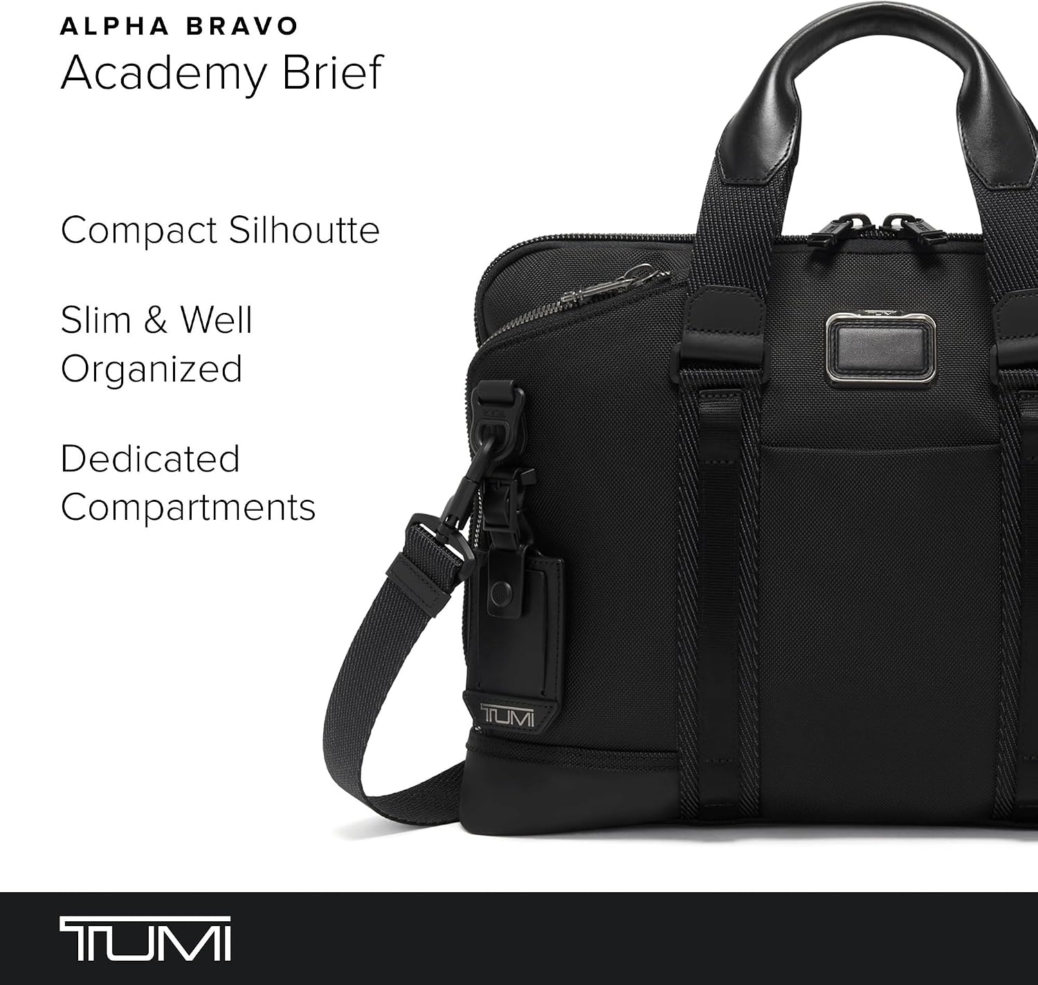 TUMI - Alpha Bravo Academy Brief - Compact Laptop Briefcase - Travel Laptop Bag - 11.8' X 15.5' X 2.0' - For 15' Laptop