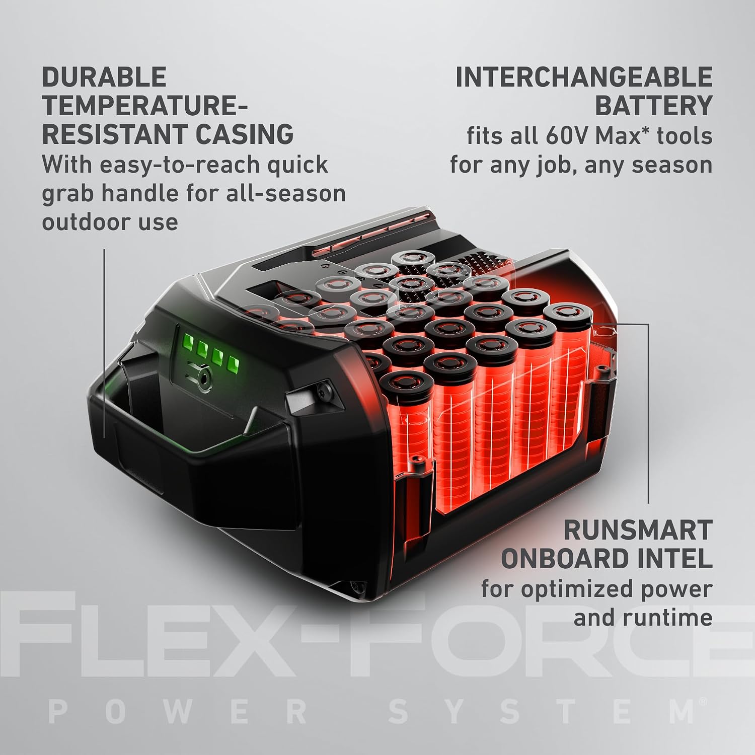 Toro 60V MAX* Flex-Force 4.0Ah Lithium-Ion Battery