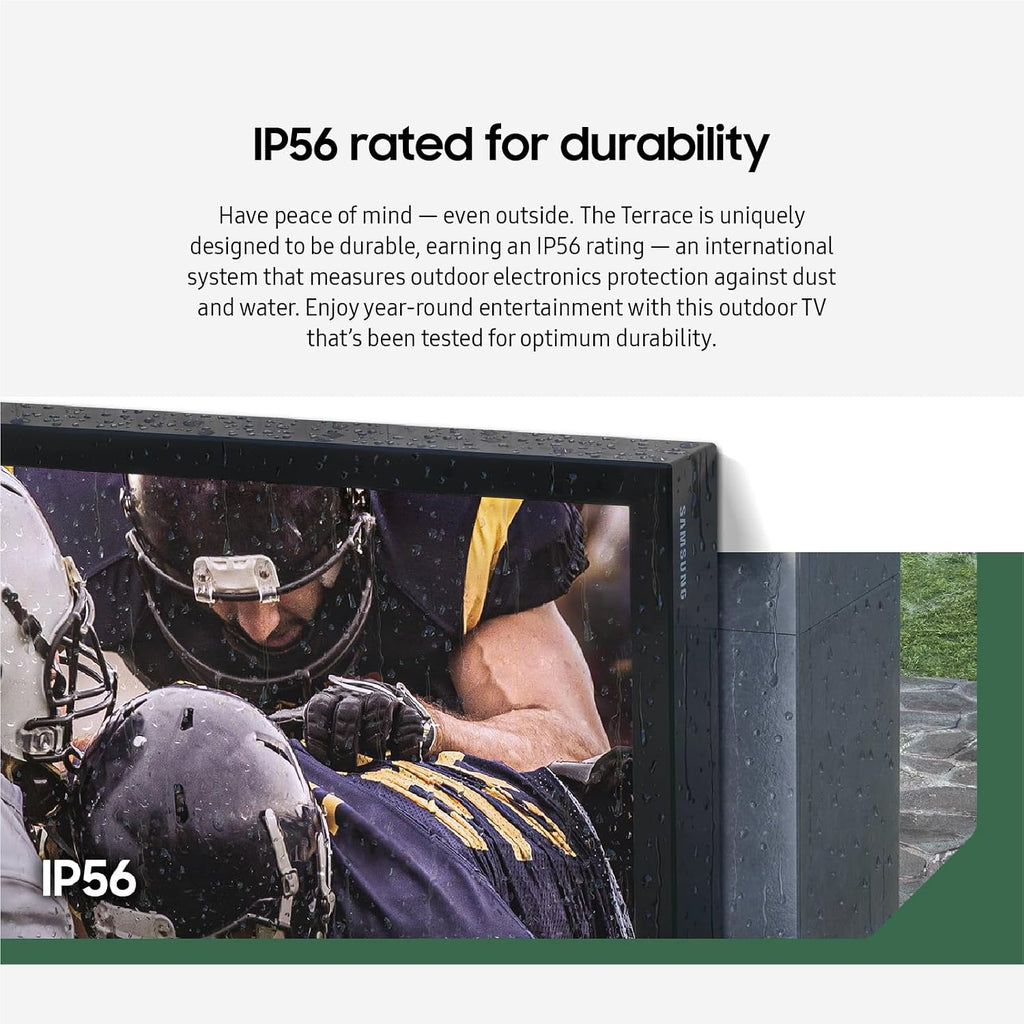 SAMSUNG 55-Inch Class Neo QLED 4K The Terrace Partial Sun, Quantum HDR+(QN55LST7DAFXZA, 2024 Model) + SAMSUNG HW-LST70T 3.0ch The Terrace Outdoor, IP55 Weather Resistant,