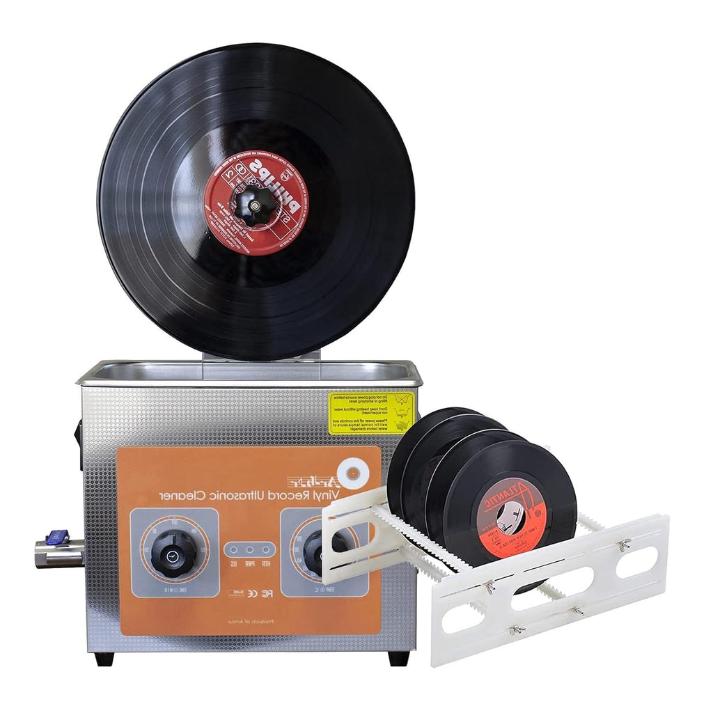 Vinyl Record Ultrasonic Cleaner,4L Ultrasonic Vinyl Record Cleaner,Ultrasonic Cleaner, Vinyl Record Washing Cleaning Machine 1-60min with Heating Function