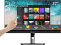 CUNPU 27 Inch Touchscreen Monitor, 10 Point Touch, FHD 1080P 60Hz Nano IPS Screen, 100% SRGB, VESA Wall Mountable, Tilt Adjustment, VGA HDMI for PC, Laptop Business & Work Station