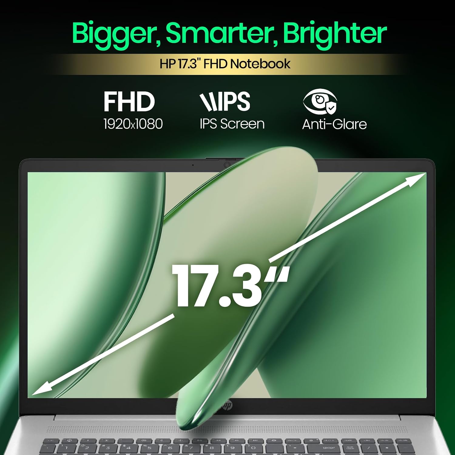 HP Flagship 17.3 Laptop Computer for Work & Home - AMD Ryzen 5 7430U (6-Core), AMD Radeon Graphics, FHD Anti-Glare IPS, Wi-Fi6 & BT 5.4, Fast Charge, Win 11 Pro, w/Accessory Kit, 16GB RAM, 512GB SSD