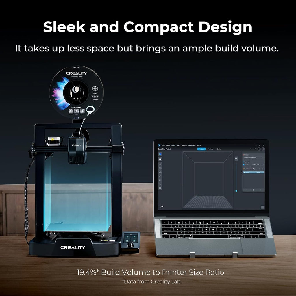 Creality Ender 3 V3 Plus 3D Printer with Direct Dual Gear Extruder Fully Metal CR Touch Auto Leveling Silent Motherboard