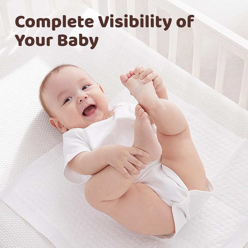 NETVUE Peekababy Baby Camera Monitor Video - Baby Monitor with Camera and Audio, 5' Display, 2-Way Talk, 4 in 1 Bracket Meets The Needs in All Scenarios, Smart Phone App, Cry Detection