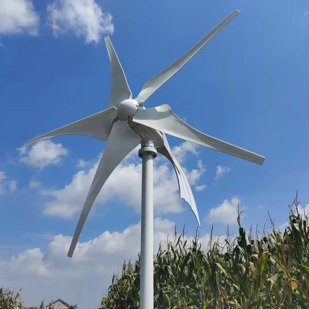 300W / 400W / 500W Permanent Magnet Wind Turbine For Home, Solar Hybrid Power, Automatic Outdoor Rooftop Or Farm Use(400w)