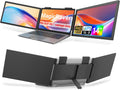 MAGICRAVEN Dual Laptop Screen Extender, 14' 1080P Portable Monitor, Type-C (No HDMI) Plug and Play for 13.3' - 16.1' Laptops, 270° Rotation Attachment Display for Windows/MacOS/Chrome Laptop Phone