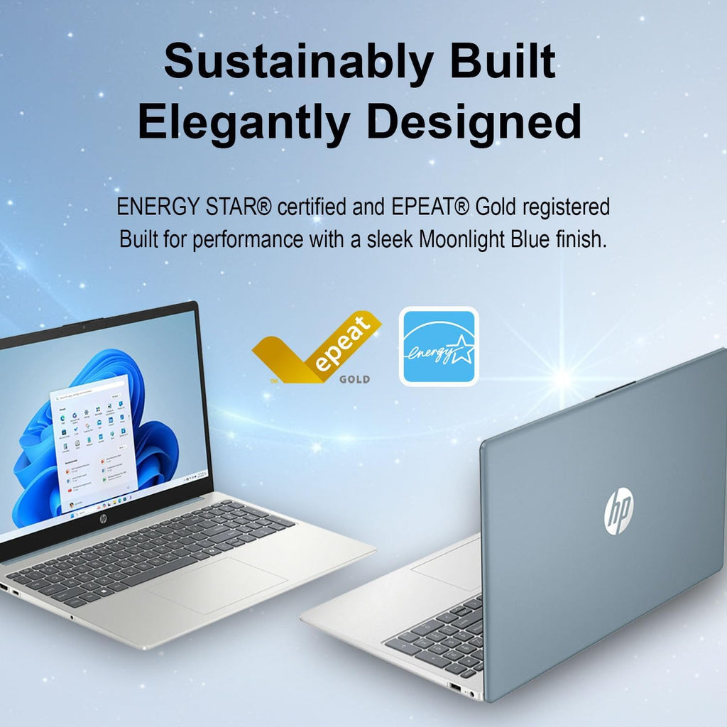 HP 15.6' Pavilion FHD Touchscreen Laptop | Intel Core i3 | 8GB DDR4 | 756GB Storage (256GB PCIe SSD + 500GB External) | Windows 11 | Numeric Keypad | Wi-Fi 6 & Privacy Webcam | Up to 10H Battery