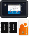 AT&T Unite Explore AC815S, Unlocked Rugged 4G LTE Mobile Hotspot, Up to 450 Mbps, IP65 Water & Dust Resistant, 22hr Battery, Dual-Band WiFi (15 Devices), Travel WiFi, EVDO-LINK Bundle (Standard)