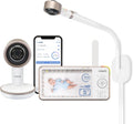 VTech V-Care VC2105 1080p FHD Over-The Crib Mount Smart Baby Monitor 5' 720p LCD Screen,Table Stand,Remote Access,Versatile Placement,Intelligence Detection, Sleep Analysis,18hrs Recording,with WiFi