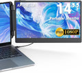 APILDELLA 14'' Laptop Screen Extender 1080P, Portable Dual Monitor Extender for Laptops - USB C and HDMI, Plug-Play for Dual Display on Mac and Windows, Fits 13''-16'' Laptops
