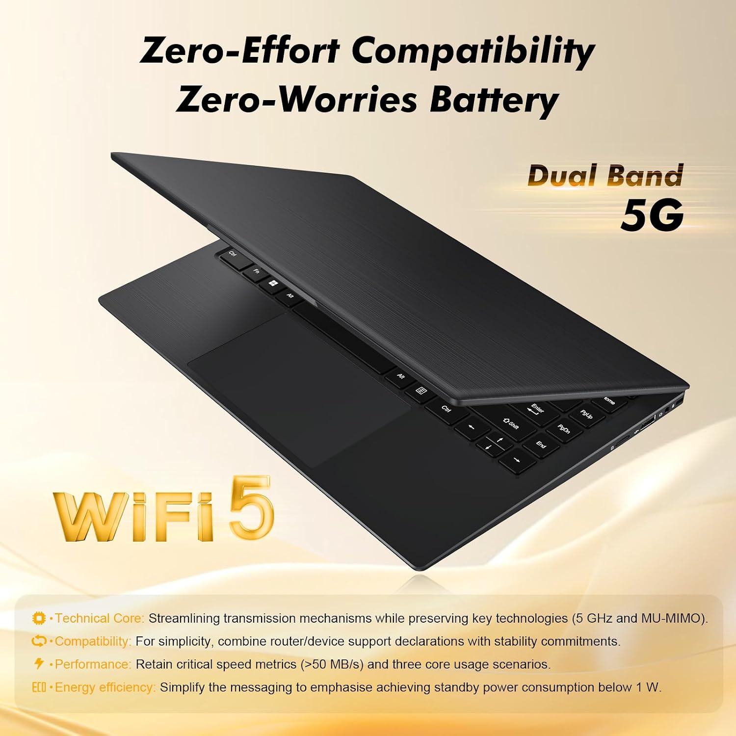 15.6 Inch Laptop Computer, Laptop with Gold 6500Y (Beat N5095, Up to 3.4GHz), 32GB RAM 1TB SSD, 1080P FHD IPS Display, Bluetooth, WiFi, HDMI, Type-C, 38WH Battery, Laptops