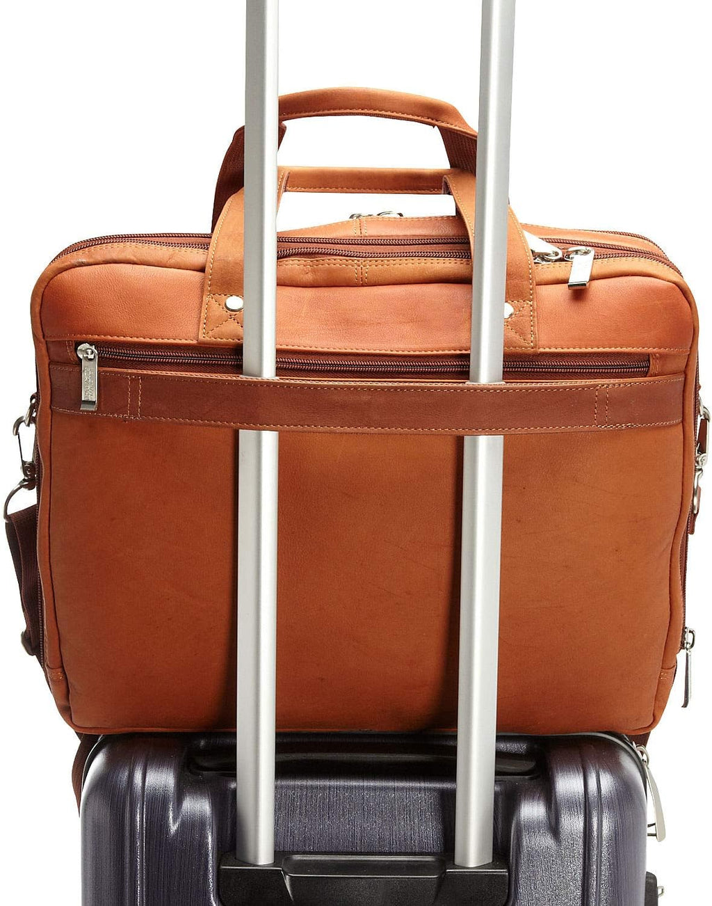 Kenneth Cole REACTION 'Out of the Bag' Manhattan Colombian Leather 15.6' Laptop Briefcase Travel Business Case Bag