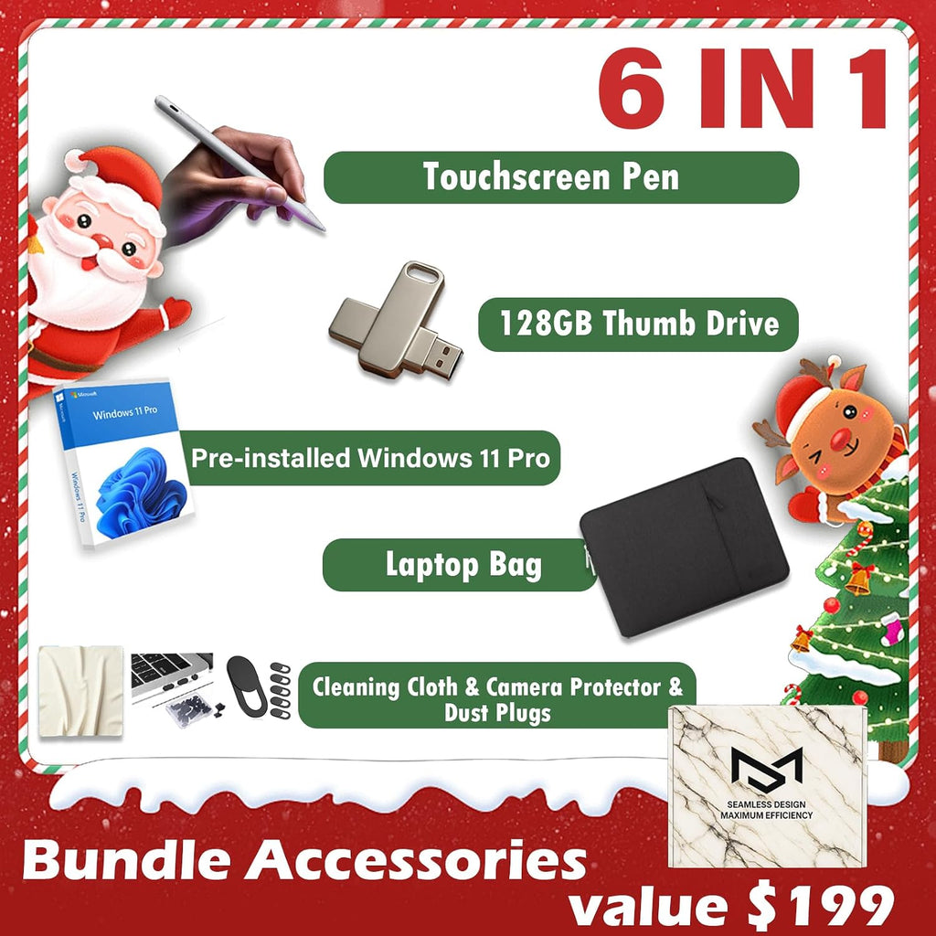 HP 15.6 Touchscreen Laptop Computer - Windows 11Pro, AI Copilot, 16GB RAM + 512GB SSD, 15.6'' FHD Anti-Glare Touchscreen (1920 x 1080), Intel 8 Core i3-N305, Intel UHD Graphics, WiFi-6, Moonlight Blue
