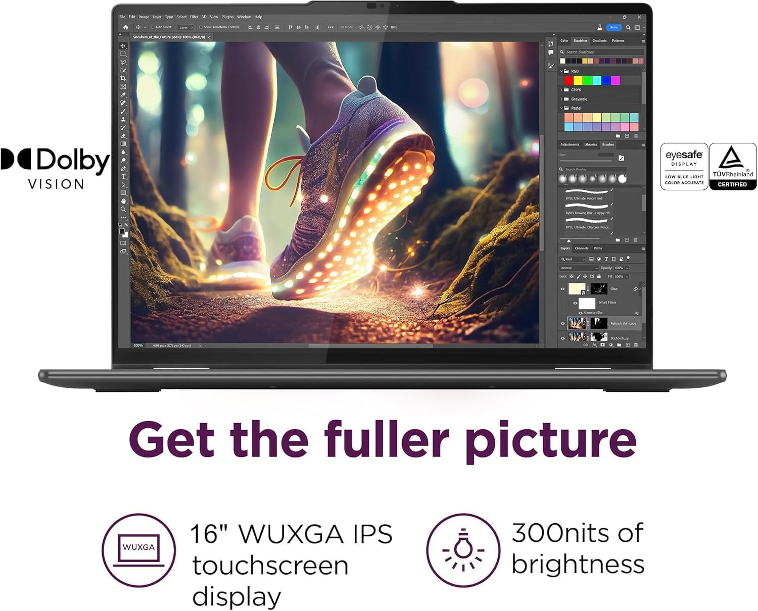Lenovo Yoga 7i 2-in-1 Business Touchscreen Laptop, 16GB DDR5, 16' FHD+, Intel Core Ultra 7 155U (> i7-1355U), 1080p IR Webcam, FP, Backlit KB, IST Computer Customized 512GB/1TB SSD, Win 11 Home, AI PC