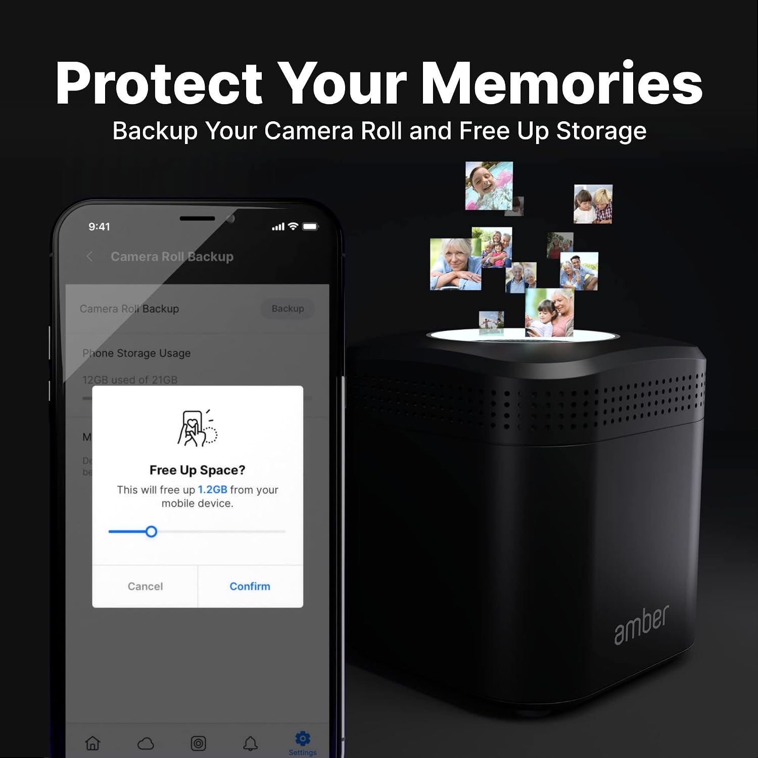 AmberPRO Personal Cloud Storage Device + AC2600 WiFi Router. Dual 2TB Hard Drives with RAID 1 or Optional 4TB with RAID 0. Plex and Home Assistant. iOS/Android/Windows/Mac Compatible. AM1211-2TB