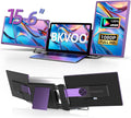 15.6' Laptop Screen Extender Monitor - Detachable Triple Monitor FHD 1080P IPS 120% sRGB 235° Rotation Travel Extra Screen Compatible with Wins Mac Chrome Dex Fits 13-17' Laptop