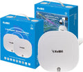 KuWFi 5.8G Gigabit Point to Point WiFi Bridge Kit,TDMA 10KM Long Range Outdoor Point to Point Wireless Bridge CPE, Extending WiFi to outbuildings，Support Starlink Router/Camera