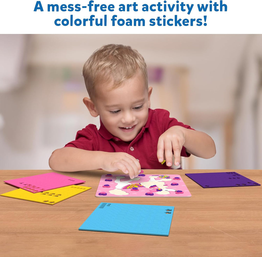 Skillmatics Foam Sticker Art Activity - Puppies, Mess-Free Fun for Kids, 800+ 3D Foam Stickers, DIY Felt Craft Kits, Gifts for Girls & Boys Ages 3, 4, 5, 6, 7