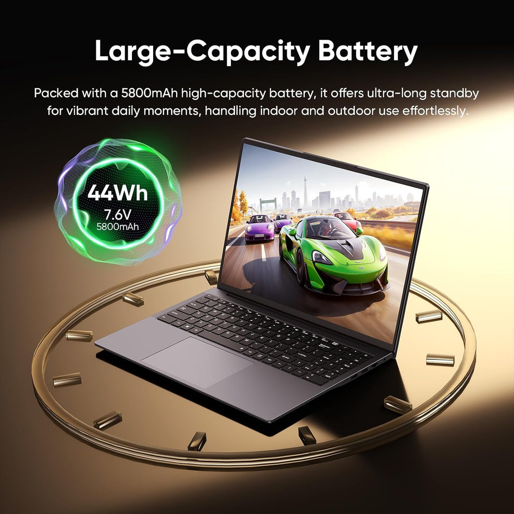 EYY 16' Laptop Computer Intel Core i5 Processor, Win 11 Pro Laptop 16GB RAM 512GB SSD, 1920 x 1200 FHD 16:10 Display, Office Suite Notebook with Backlit Keyboard, Student Business Work Laptops
