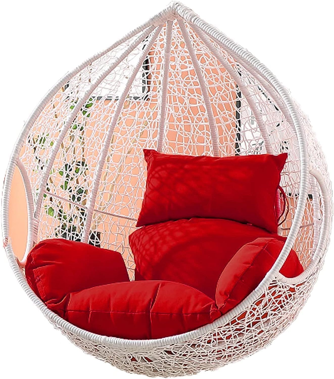 Hanging Basket Chair Cushions, Egg Chair Cushion ， Egg Chair Replacement Cushion, Hanging Swing Cushions for Outdoor Furniture, Hammock Chair Cushion Replacement, Waterproof and Sun-Resistant Egg Chai