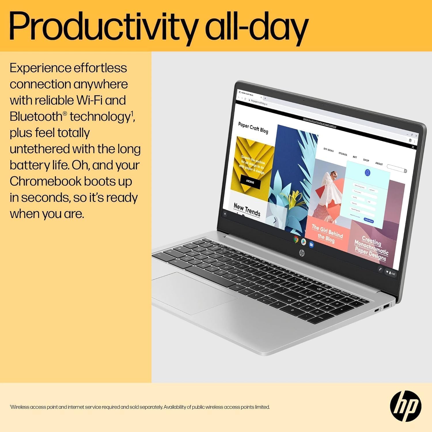 HP 15 Laptop Chromebook w/Bluetooth Mouse (15.6' Anti-Glare, Intel N200 (> i3-1115G4), 8GB DDR5 RAM, 128GB Storage (64GB eMMC + 64GB SD Card)) Home & Student, Wi-Fi, Numeric KB, Webcam, Chrome OS