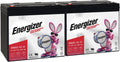 Energizer EN55-12IT - 2 PACK - 12 Volt 55 Amp Hr, Long Lasting Sealed Lead Acid AGM Rechargeable Battery Ideal For Use In Electric Scooters, Wheelchairs, Emergency Lighting, Backup Power, and more