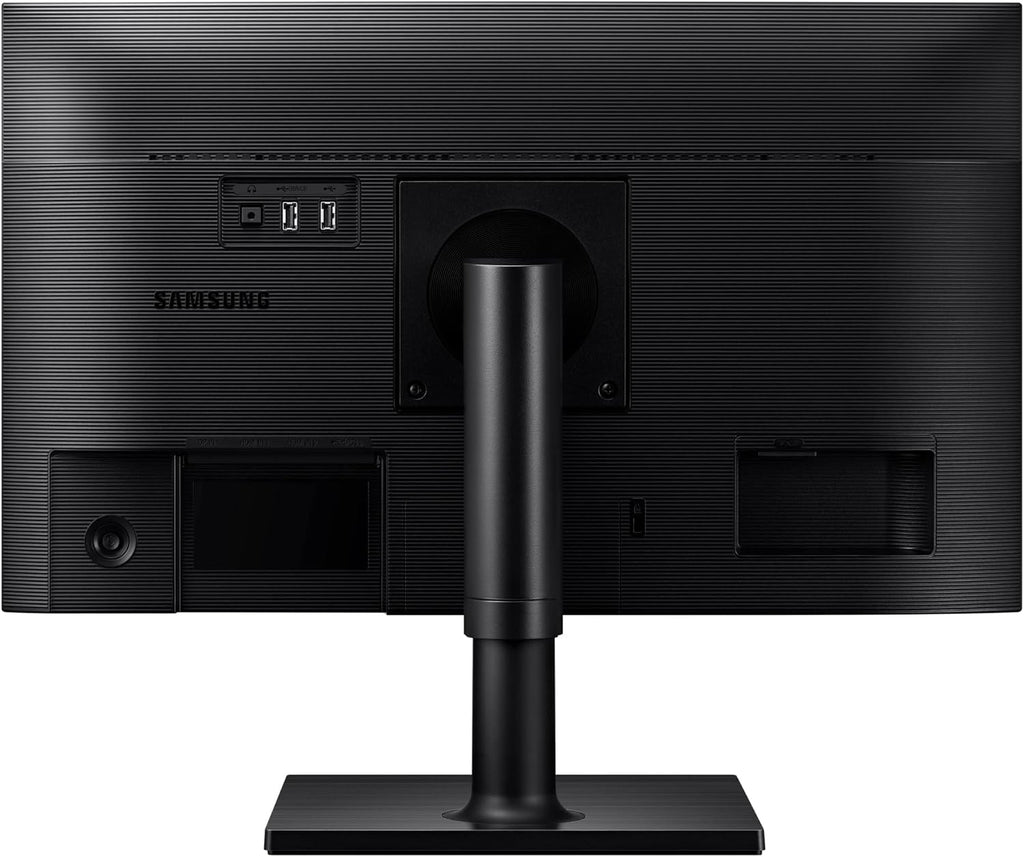 SAMSUNG FT45 Series 24-Inch FHD 1080p Computer Monitor, 75Hz, IPS Panel, HDMI, DisplayPort, USB Hub, Height Adjustable Stand, 3 Yr WRNTY (LF24T454FQNXGO),Black