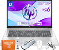 HP 2025 17 Inch Laptop, Intel 8 Core I3-N305, 17.3' HD+ Anti-Glare Display, 16 GB RAM, 512 GB SSD, Windows 11 Pro, Copilot AI, Wi-Fi 6, HDMI, HP 17 Laptop for Business Student, w/Accessory