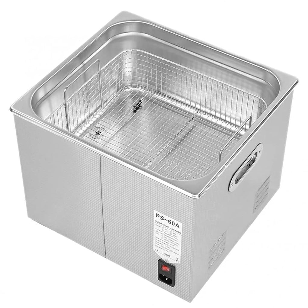 15L Digital Ultrasonic Cleaner Stainless Steel Digital Timer Cleaning Machine Washing Machine JPS-60A