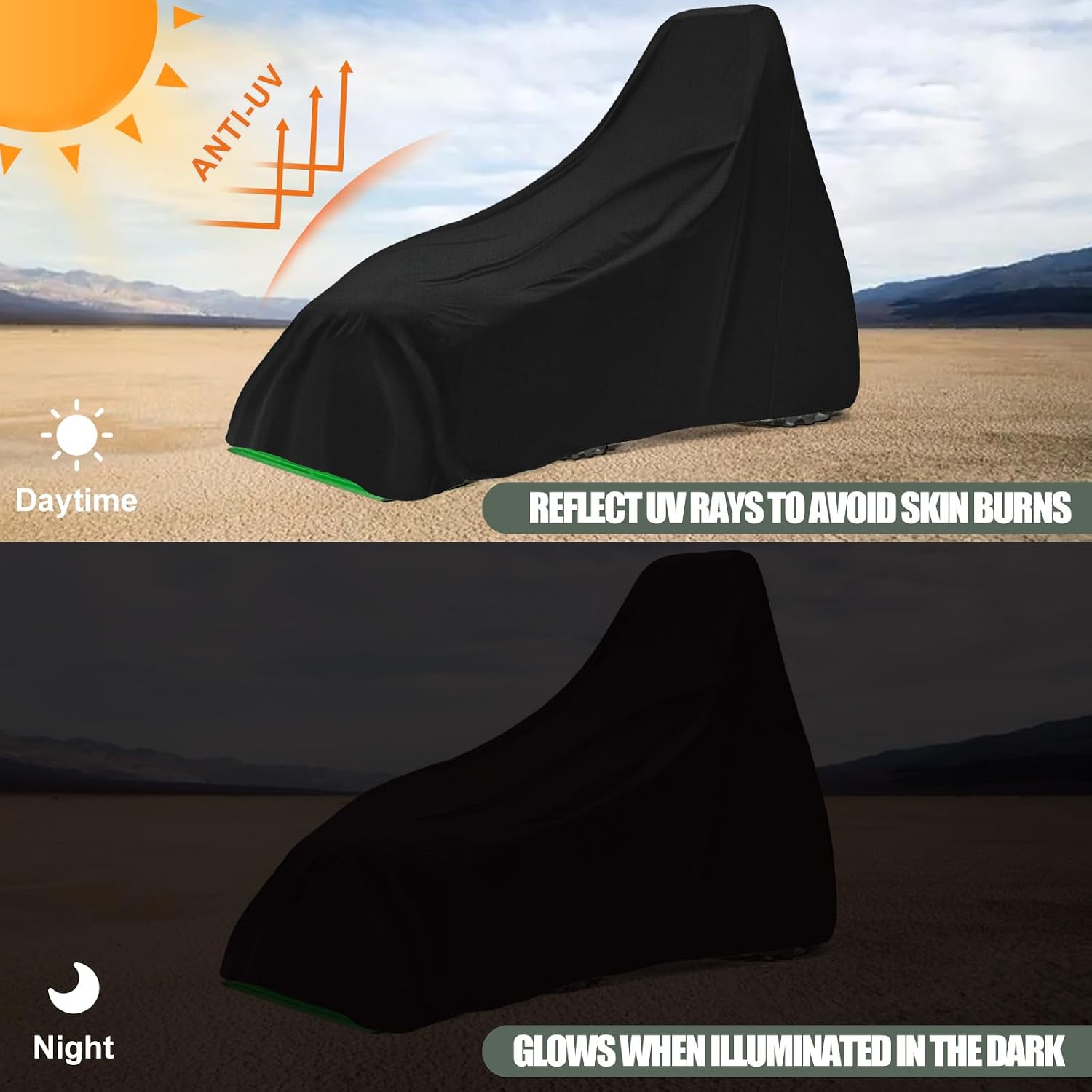 Waterproof Tractors Cover Fit Most Campact Utility Tractors with 60-100 HP, 600D Oxford Cloth Tractors Cover for Snow Rain Dust Protection, 185 L x 78 W x 98 H in