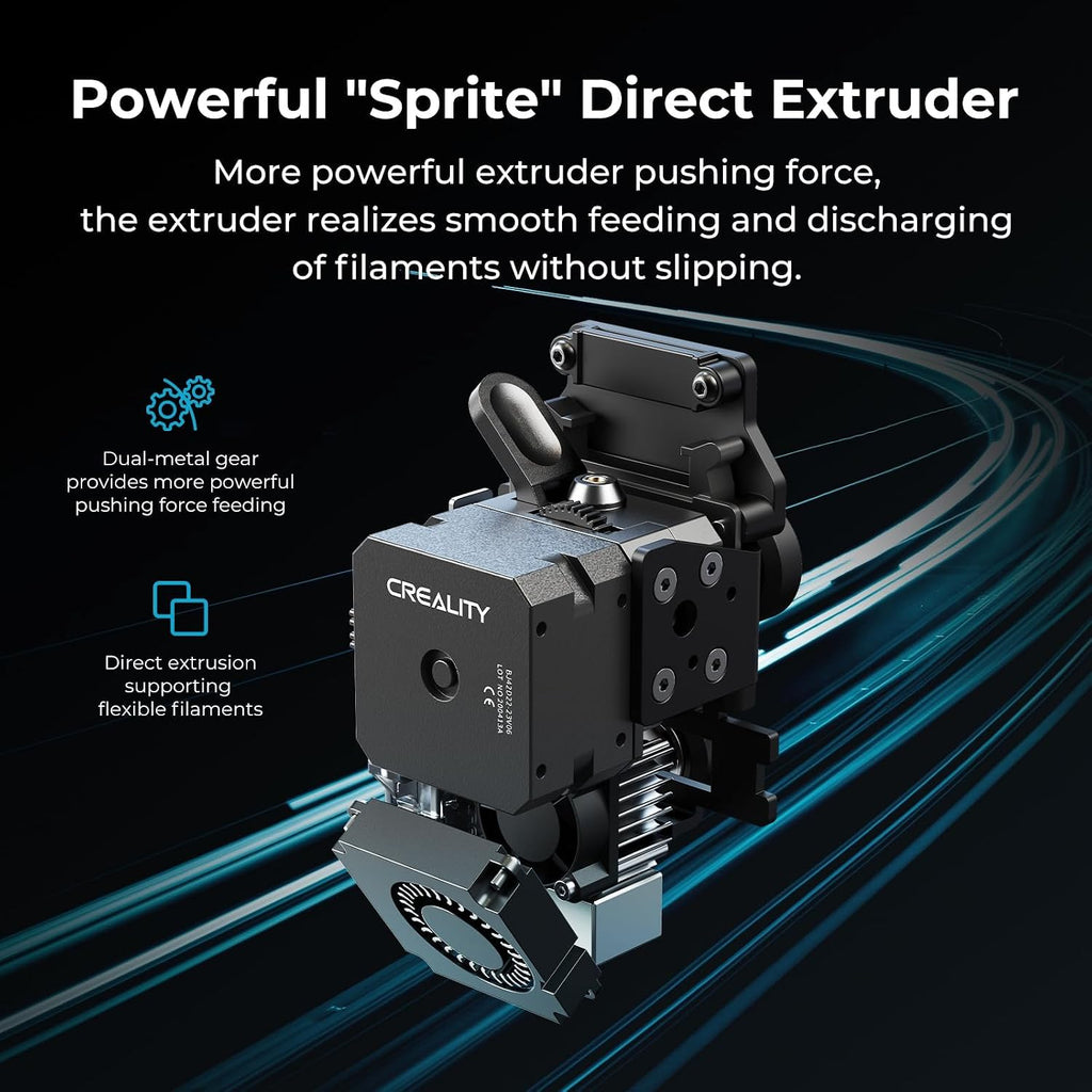 Creality Ender 3 V3 Plus 3D Printer with Direct Dual Gear Extruder Fully Metal CR Touch Auto Leveling Silent Motherboard