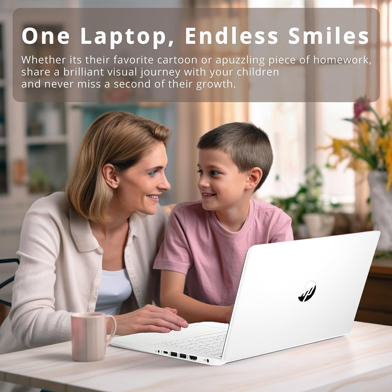 HP Premium 14' Stream HD Laptop, Intel Celeron N4120 CPU, 8GB RAM, 64GB eMMC, Webcam, Intel UHD Graphics, Bluetooth, WiFi, HDMI, Windows 11s, White, 32GB Hotface USB Card (Renewed)