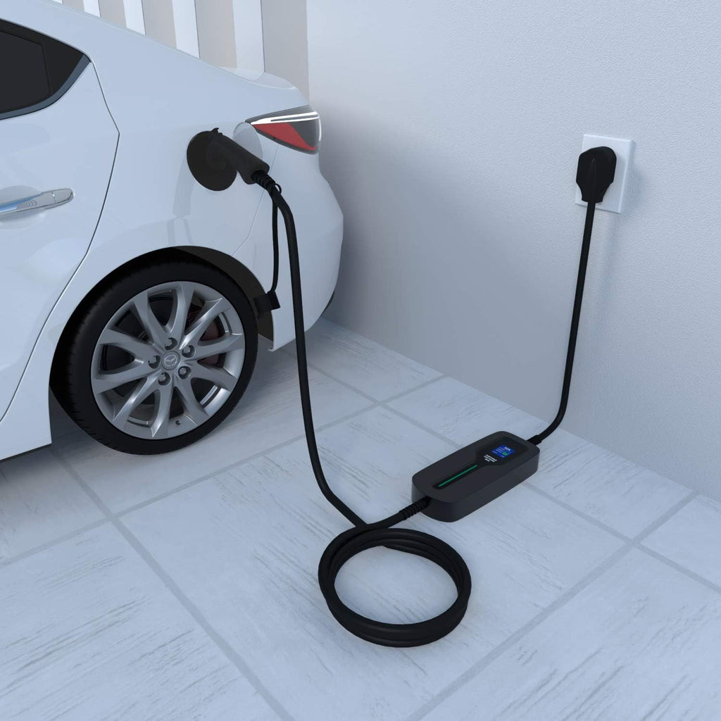 40Amp EV Charger Level 2,25ft NEMA 14-50 9.6KW Portable Electric Vehicle Charging Station for Electric and Hybrid Vehicles