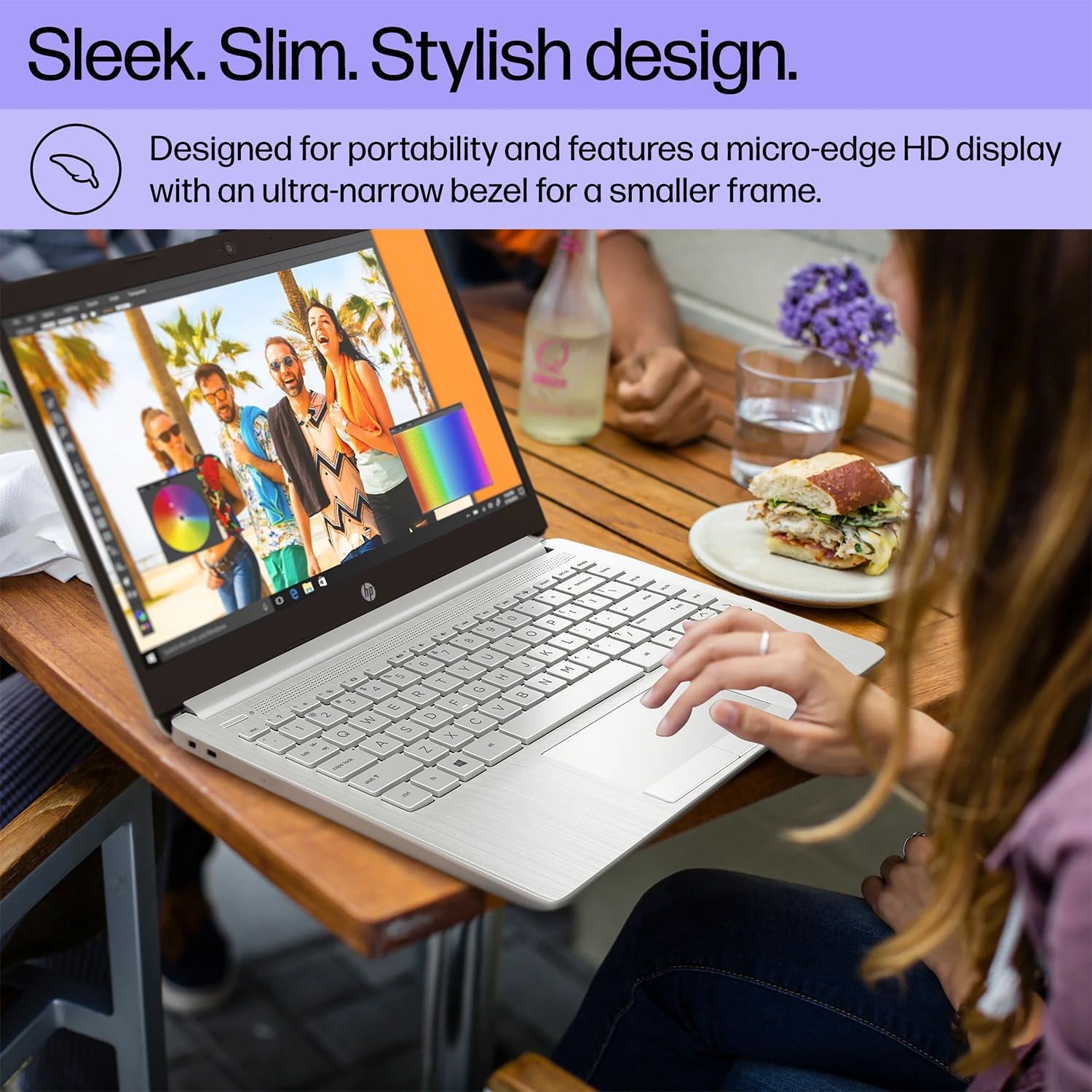 HP Portable Laptop, Student and Business, 14' HD Display, Intel Quad-Core N4120, 16GB DDR4 RAM, 64GB eMMC, Webcam, HDMI, Wi-Fi, Windows 11 Home, Silver (Renewed)